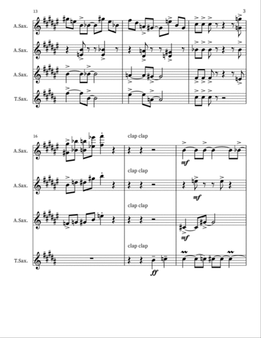 Mii Channel Theme Small Ensemble scores gallery preview page 3