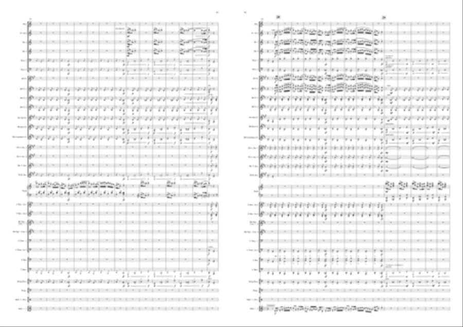 Concerto In C For Piano And Symphonic Wind Orch. Concert Band scores gallery preview page 12
