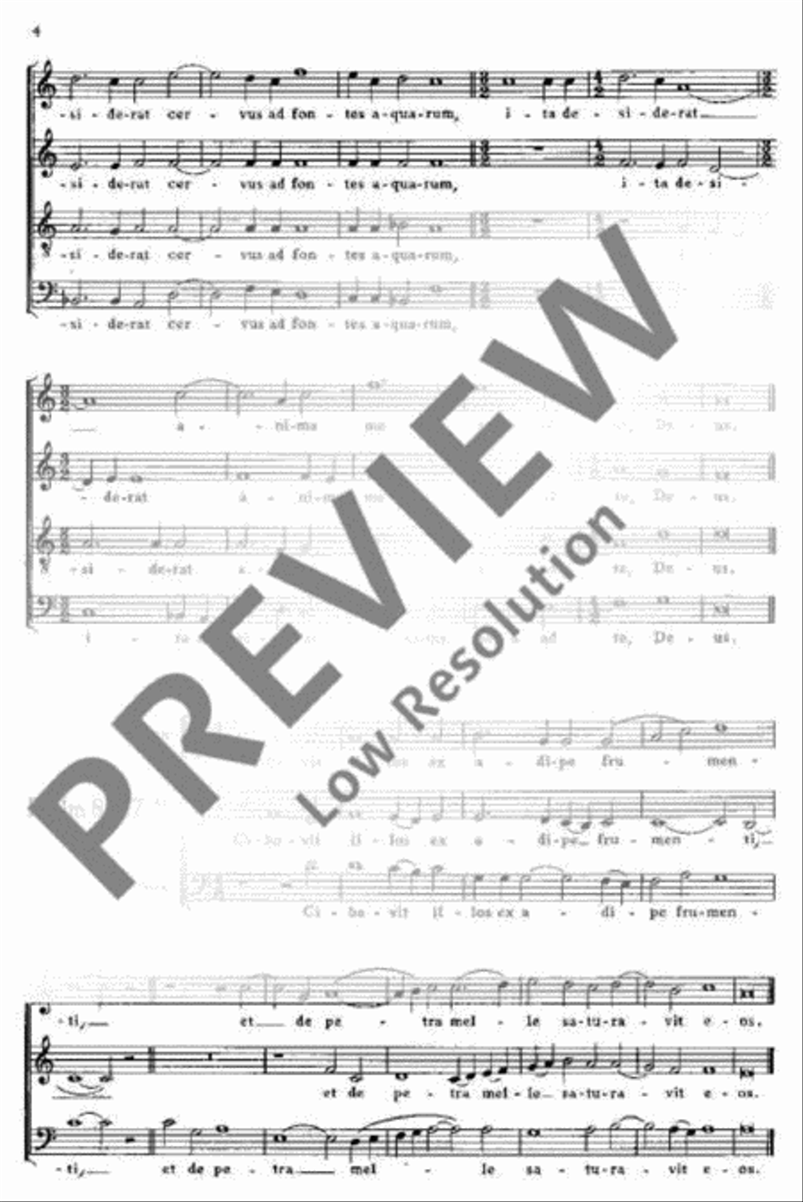 Psalmverse zur Kommunion 4-Part scores gallery preview page 5