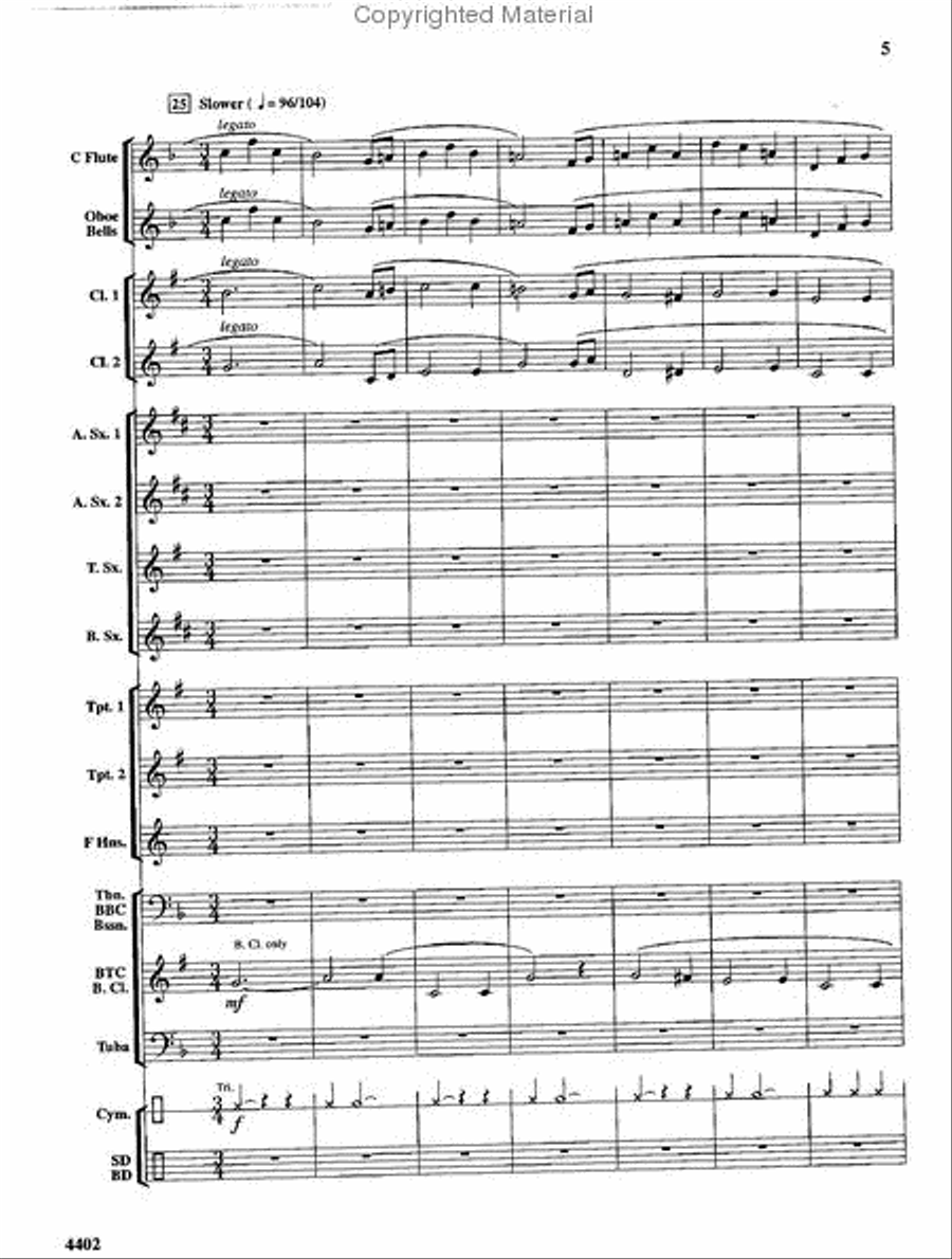 Concordium Concert Band scores gallery preview page 6