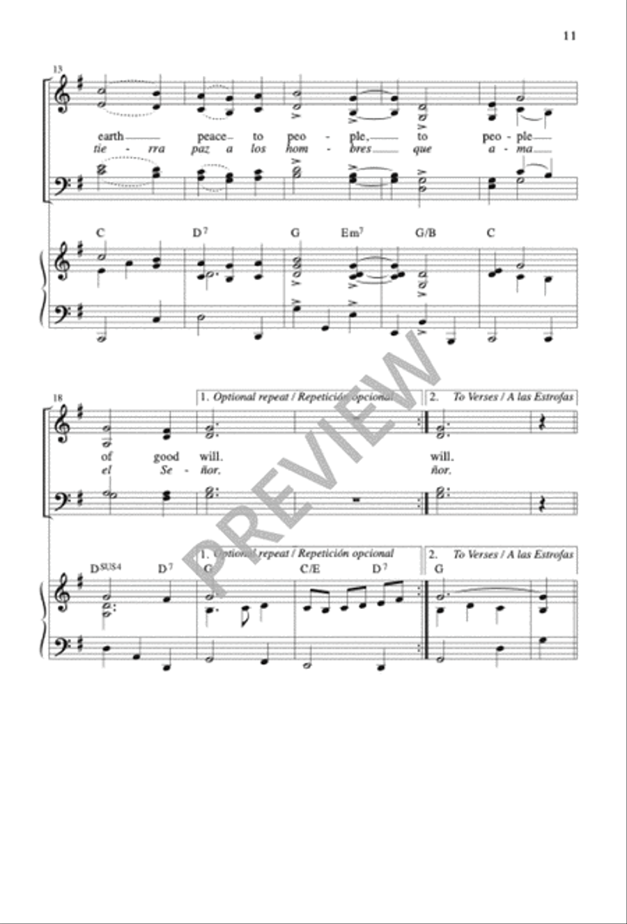 Mass of the Sun of Justice / Misa Sol de Justicia 4-Part scores gallery preview page 12