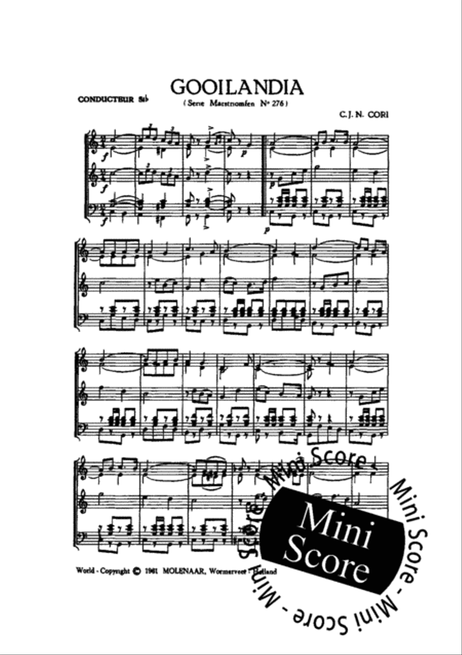 Gooilandia Fanfare Band scores gallery preview page 4