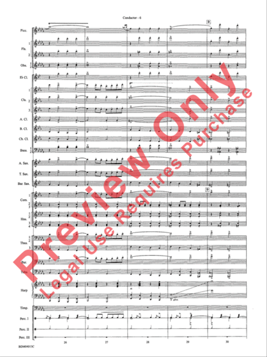 Nobles of the Mystic Shrine (March) Concert Band scores gallery preview page 9