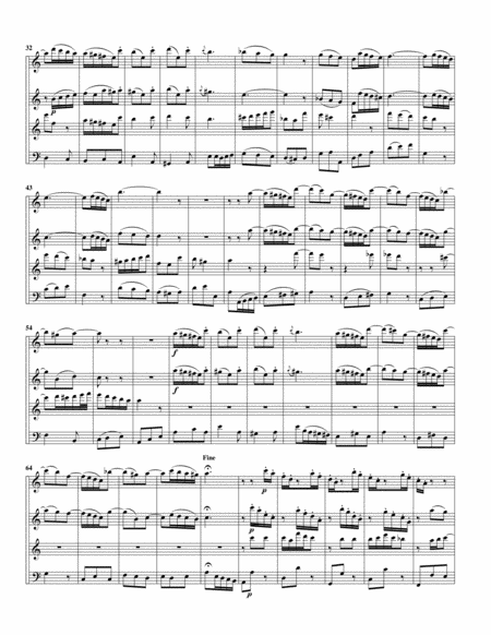Buss und Reu from Matthaeuspassion BWV 244/6 (arrangement for 4 recorders) image number null