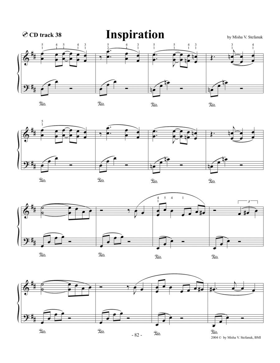 Inspiration Piano Solo scores gallery preview page 1