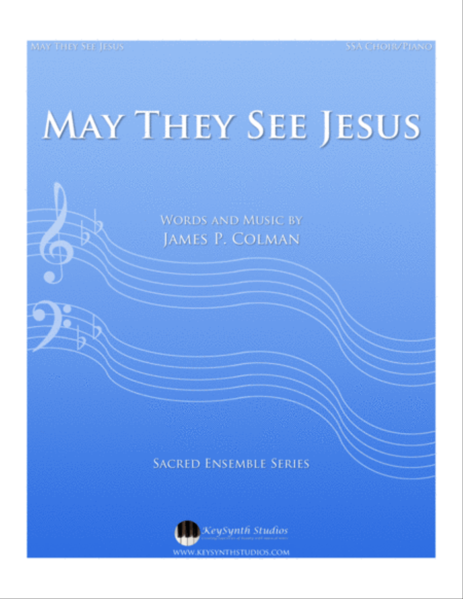 May They See Jesus SSA scores gallery preview page 1