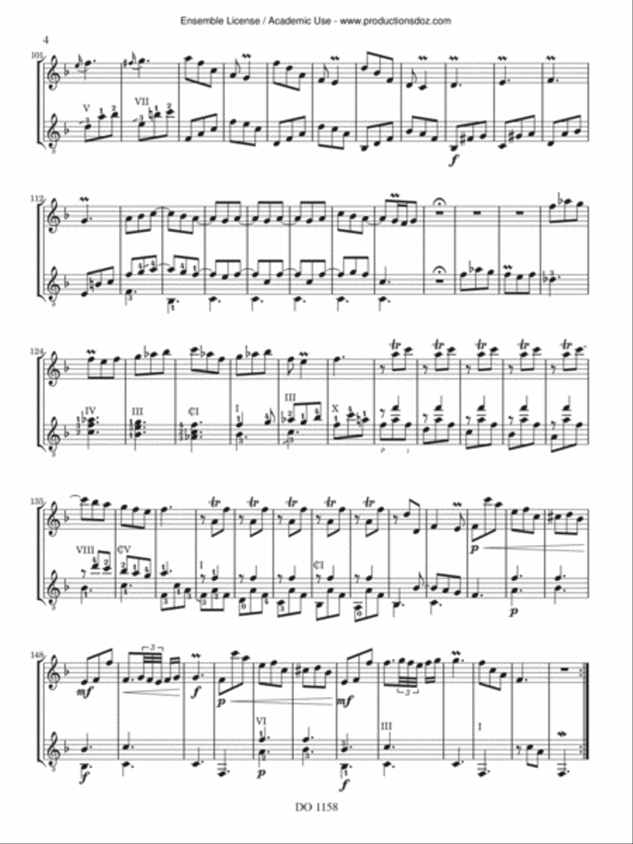 4 Sonatas K151, K296, K58, K445 Flute scores gallery preview page 4