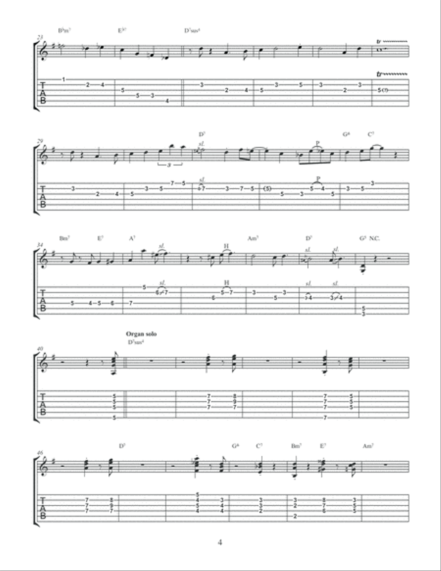 Wes Montgomery - Best of Boss Guitar Electric Guitar scores gallery preview page 5