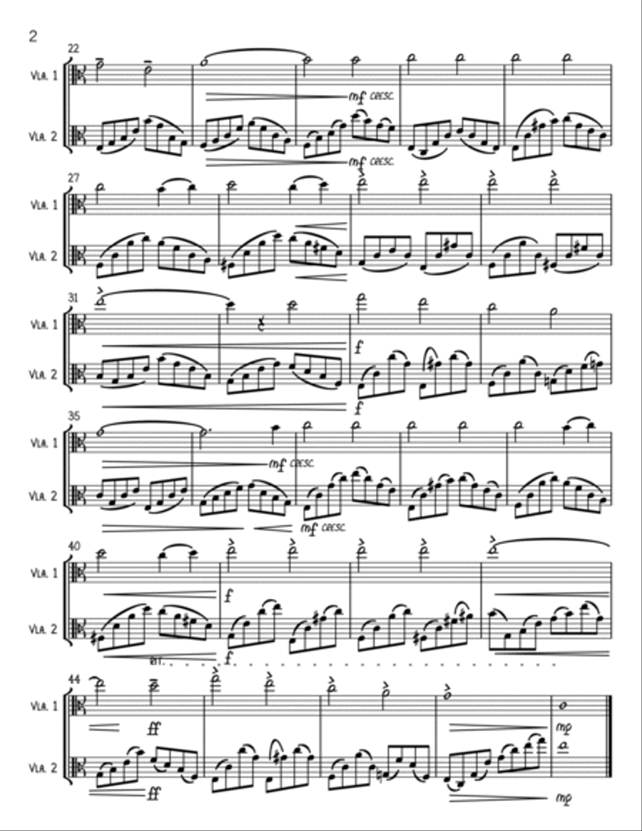 You'll Never Walk Alone String Duet scores gallery preview page 2