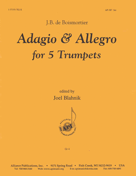 Adagio & Allegro Fr Concerto I - Trp 5