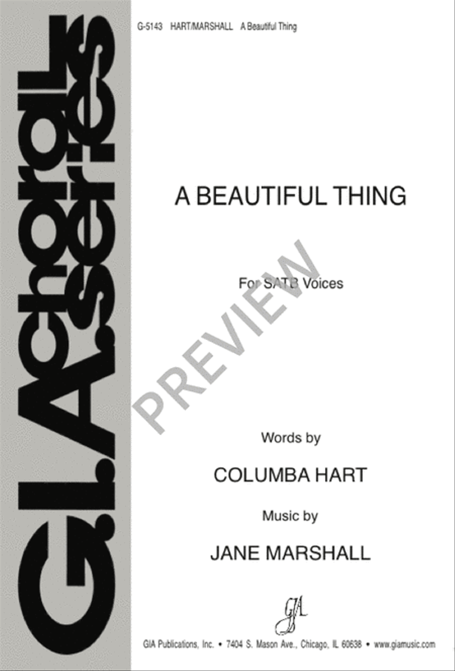 A Beautiful Thing 4-Part scores gallery preview page 1