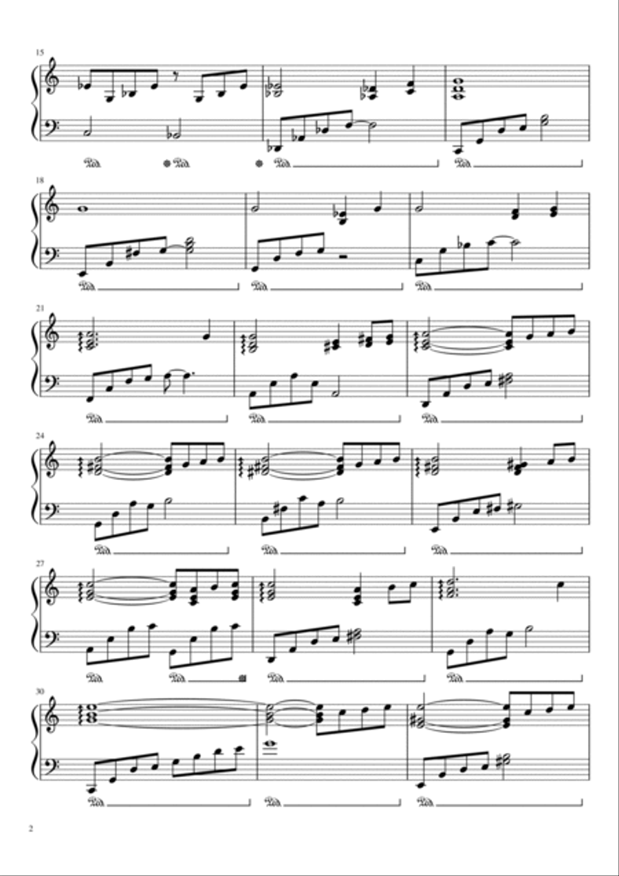 Evasion éthérée Evasion éthérée Piano Solo scores gallery preview page 2