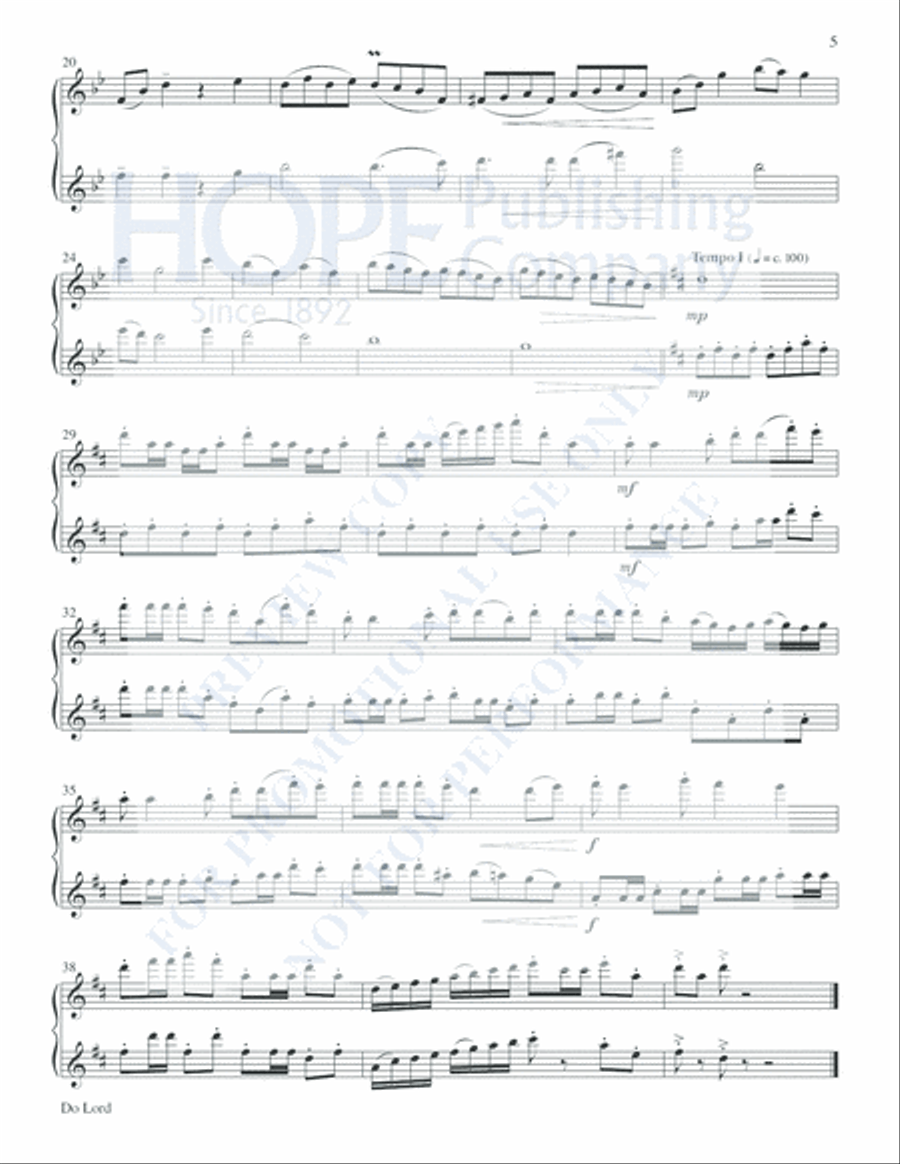 Soaring Spirits Flute Duet scores gallery preview page 10