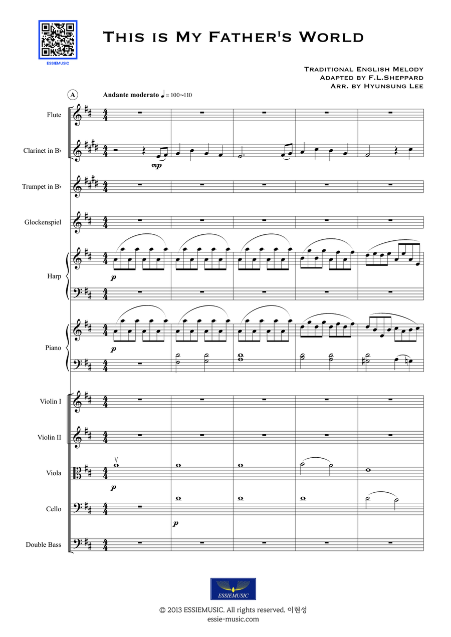 This is My Father's World - Children Orchestra Chamber Orchestra scores gallery preview page 3