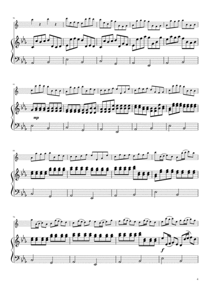 Pachelbel : Canon (for Eb Clarinet and Piano) image number null