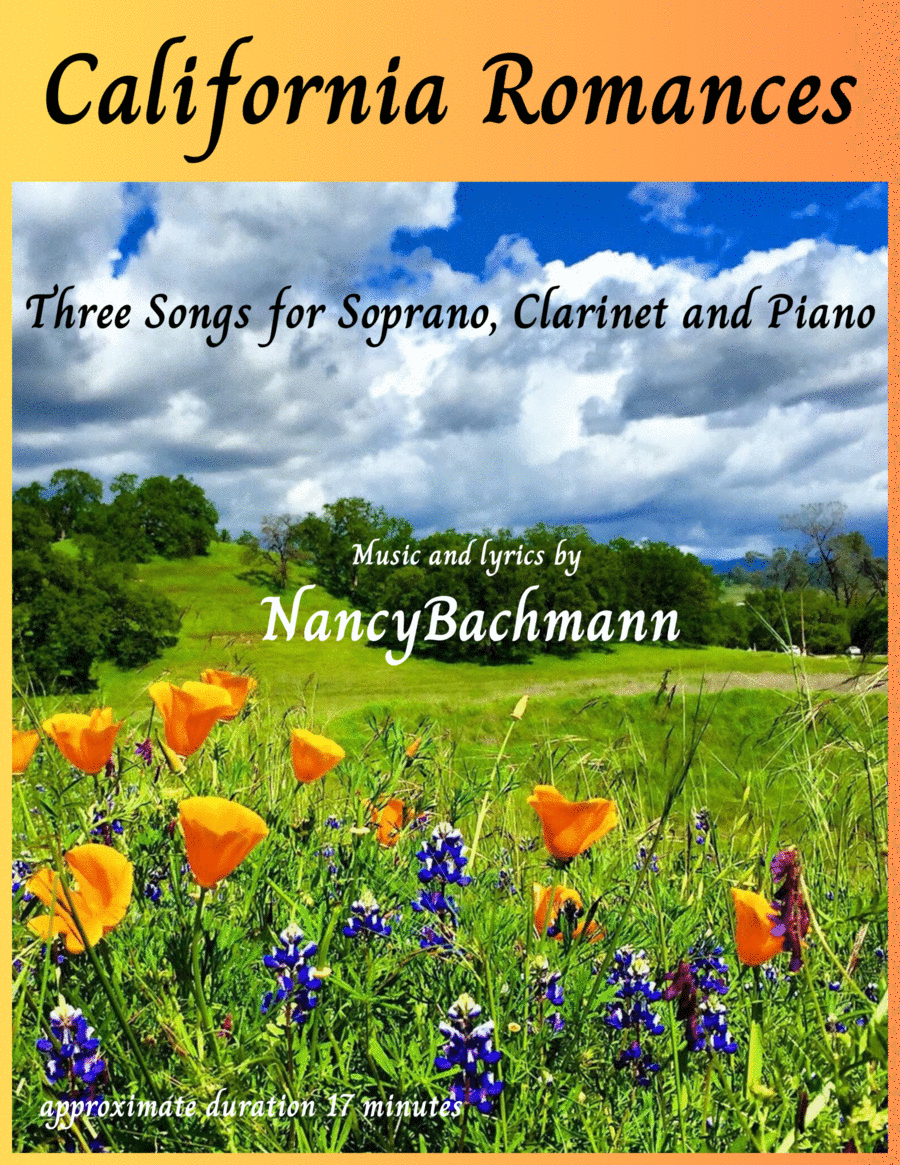 California Romances for Soprano, Clarinet and Piano image number null