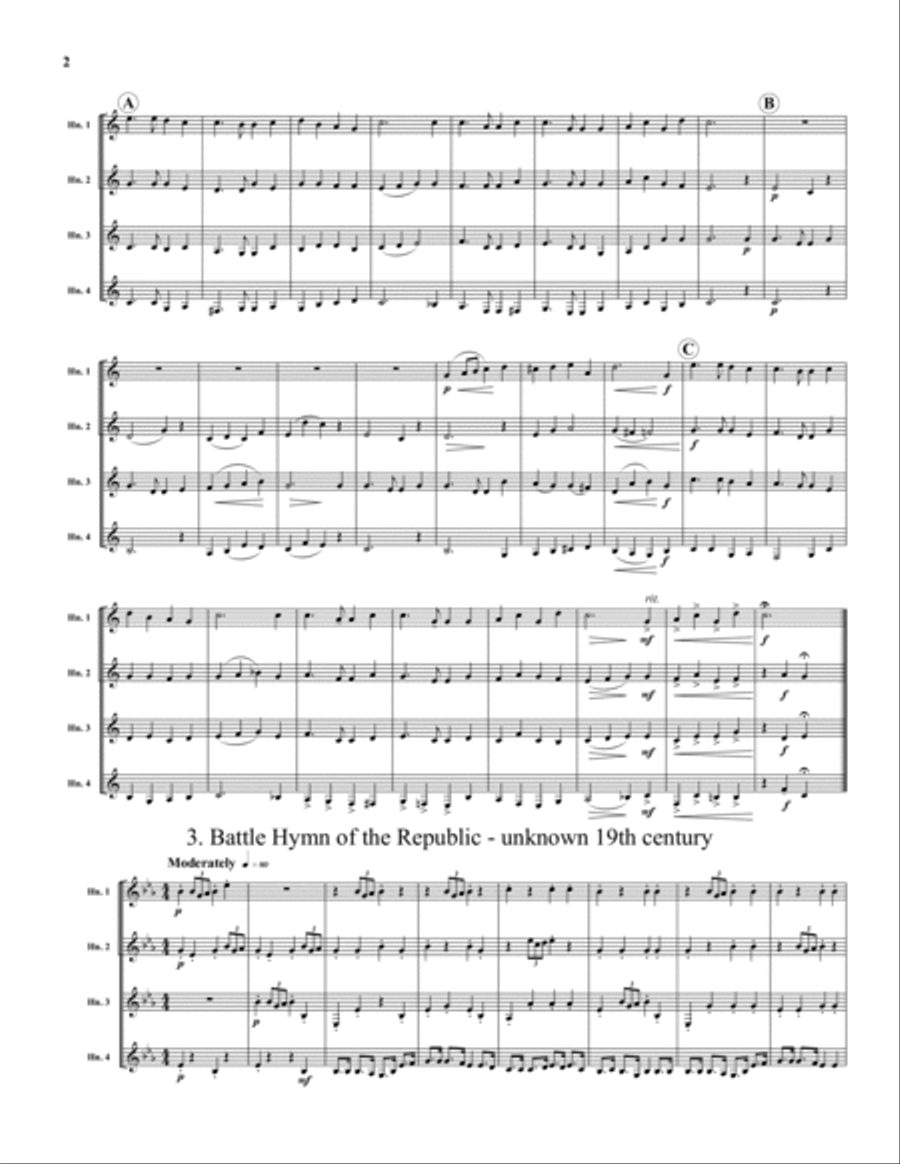 Americana! Americana! Horn scores gallery preview page 2