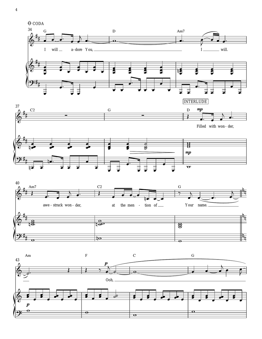 Revelation Song Guitar scores gallery preview page 4