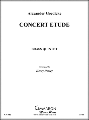 Concerte Etude, Op. 49