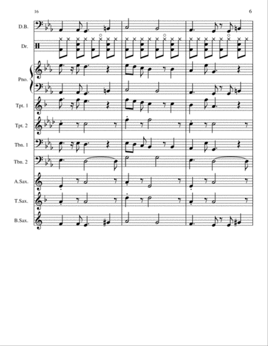King's Mountain Jazz Ensemble scores gallery preview page 6