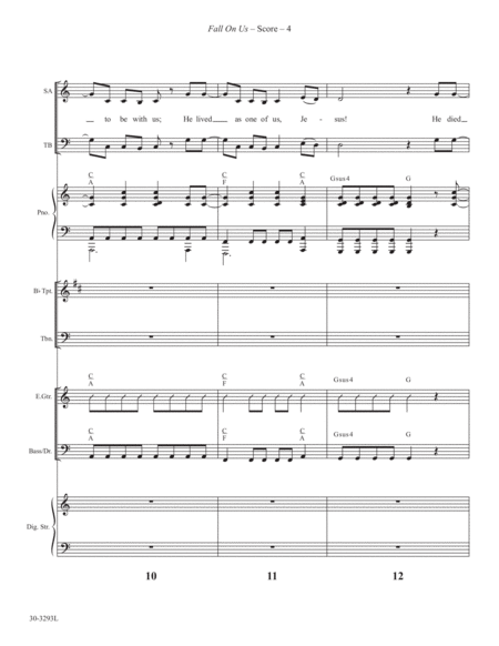 Fall On Us - Instrumental Ensemble Score and Parts