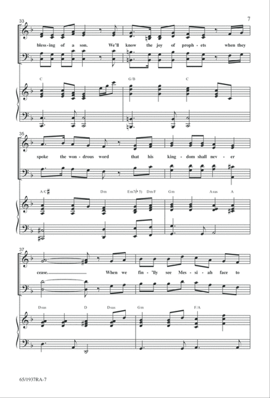 We Will Know Peace 4-Part scores gallery preview page 9
