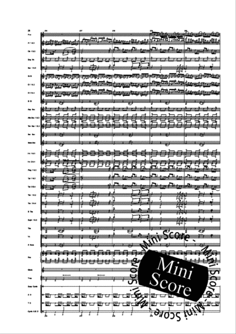 Tetis Tetis Concert Band scores gallery preview page 30