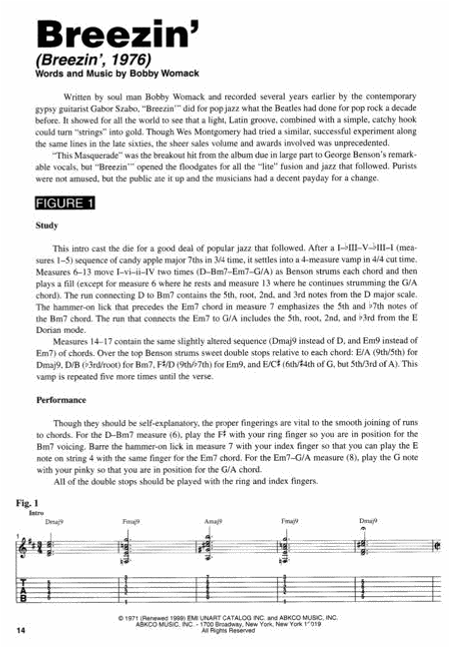 The Guitar Style of George Benson Electric Guitar scores gallery preview page 2