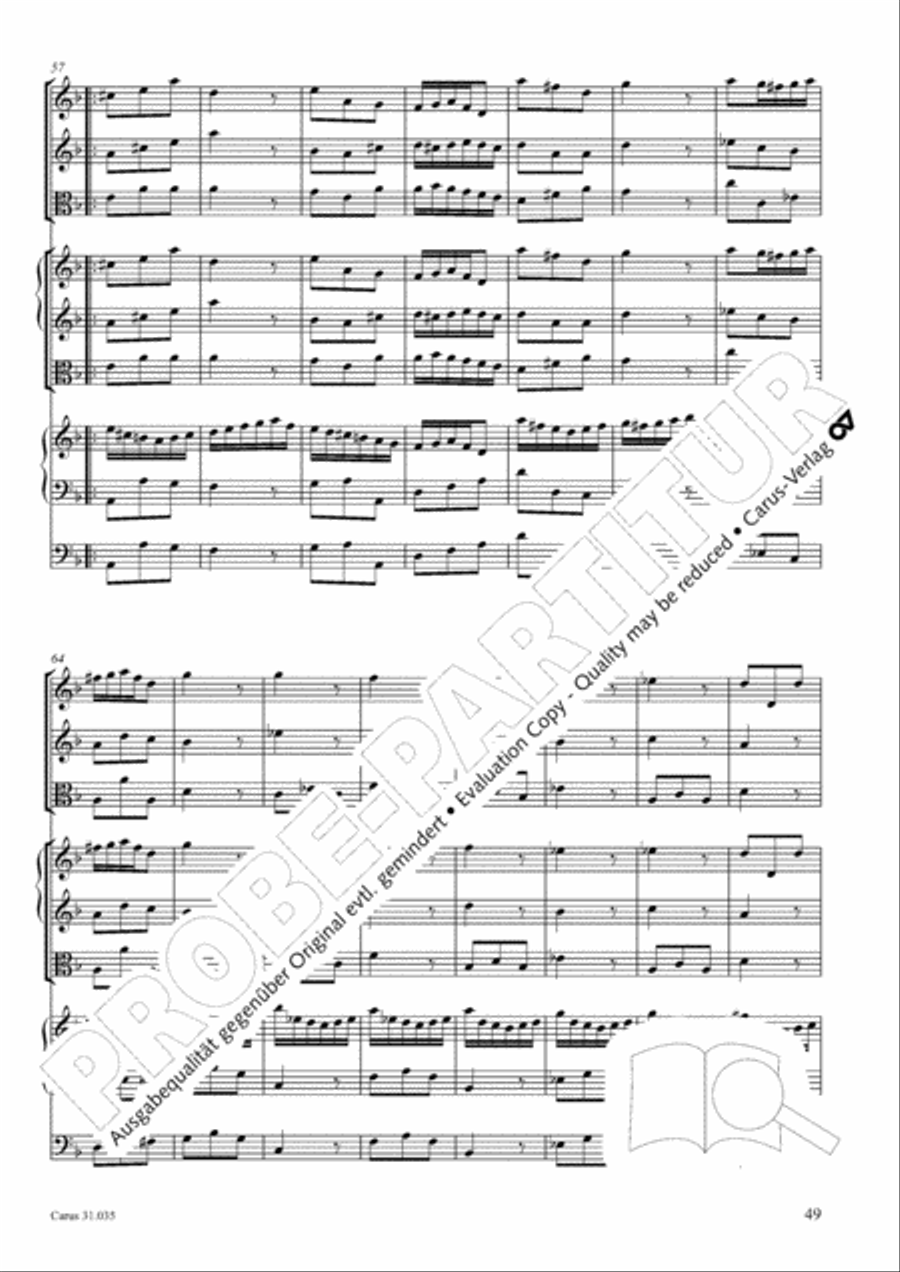 Soul and spirit are astounded (Geist und Seele wird verwirret) English Horn scores gallery preview page 50