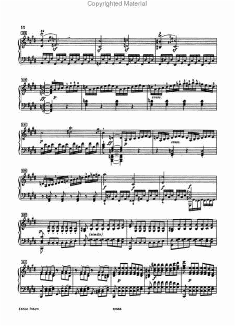 Piano Sonata No. 14 in C sharp minor Op. 27 No. 2 Moonlight Piano scores gallery preview page 3