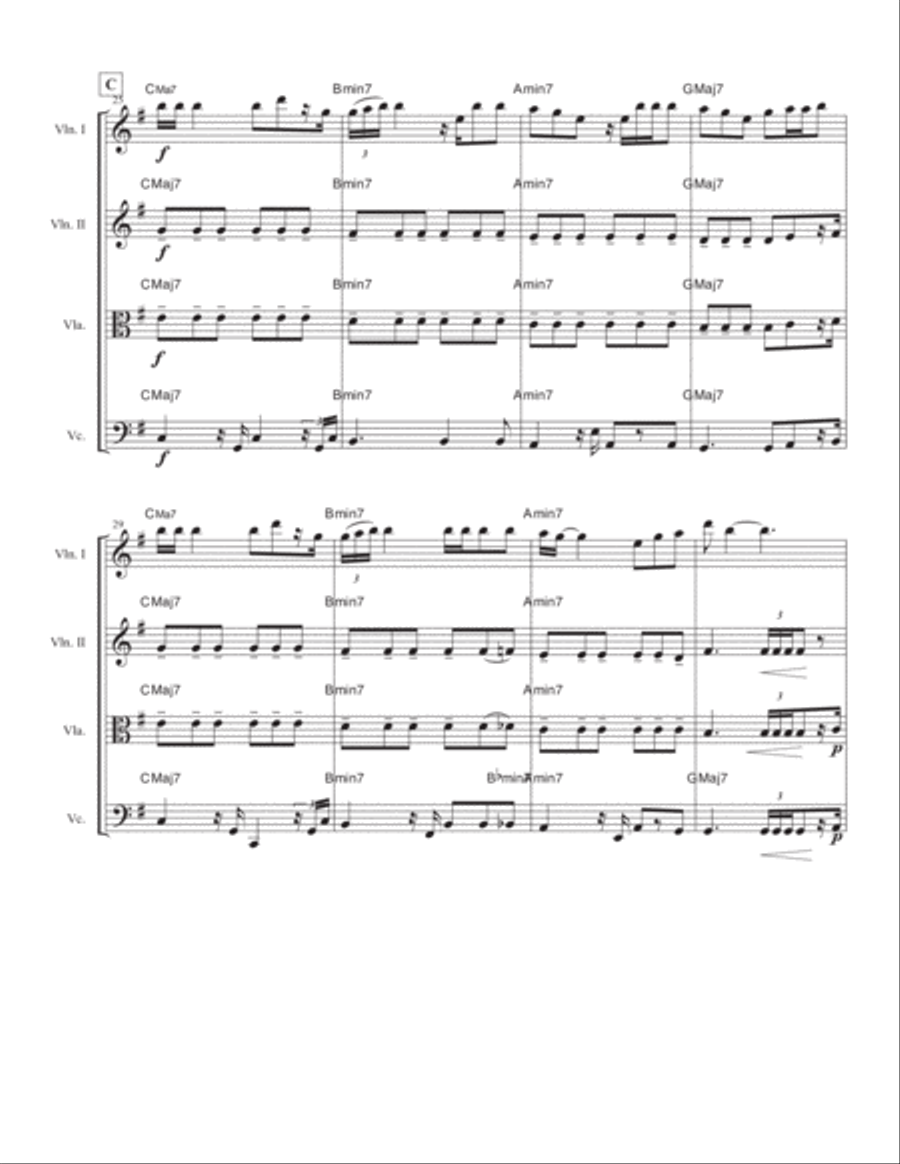 If I Ain't Got You String Quartet scores gallery preview page 4