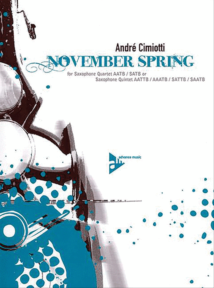 November Spring Saxophone Quintet scores gallery preview page 1