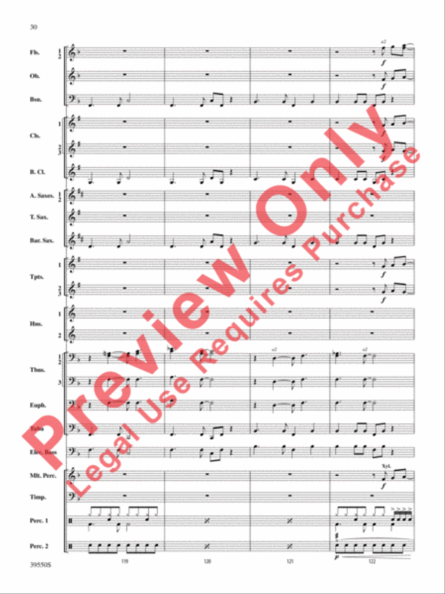 The Rolling Stones on Tour Concert Band scores gallery preview page 31
