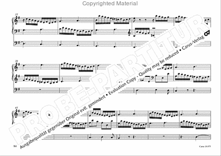Freiburger Orgelbuch: Stammteil Organ Solo scores gallery preview page 85