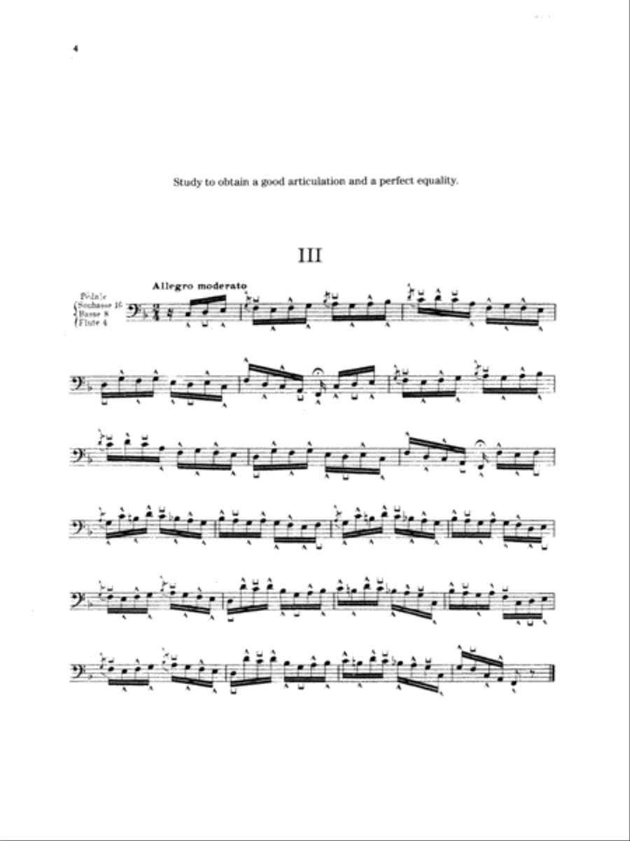 Peeters: Ten Studies for Pedal Playing Organ scores gallery preview page 1