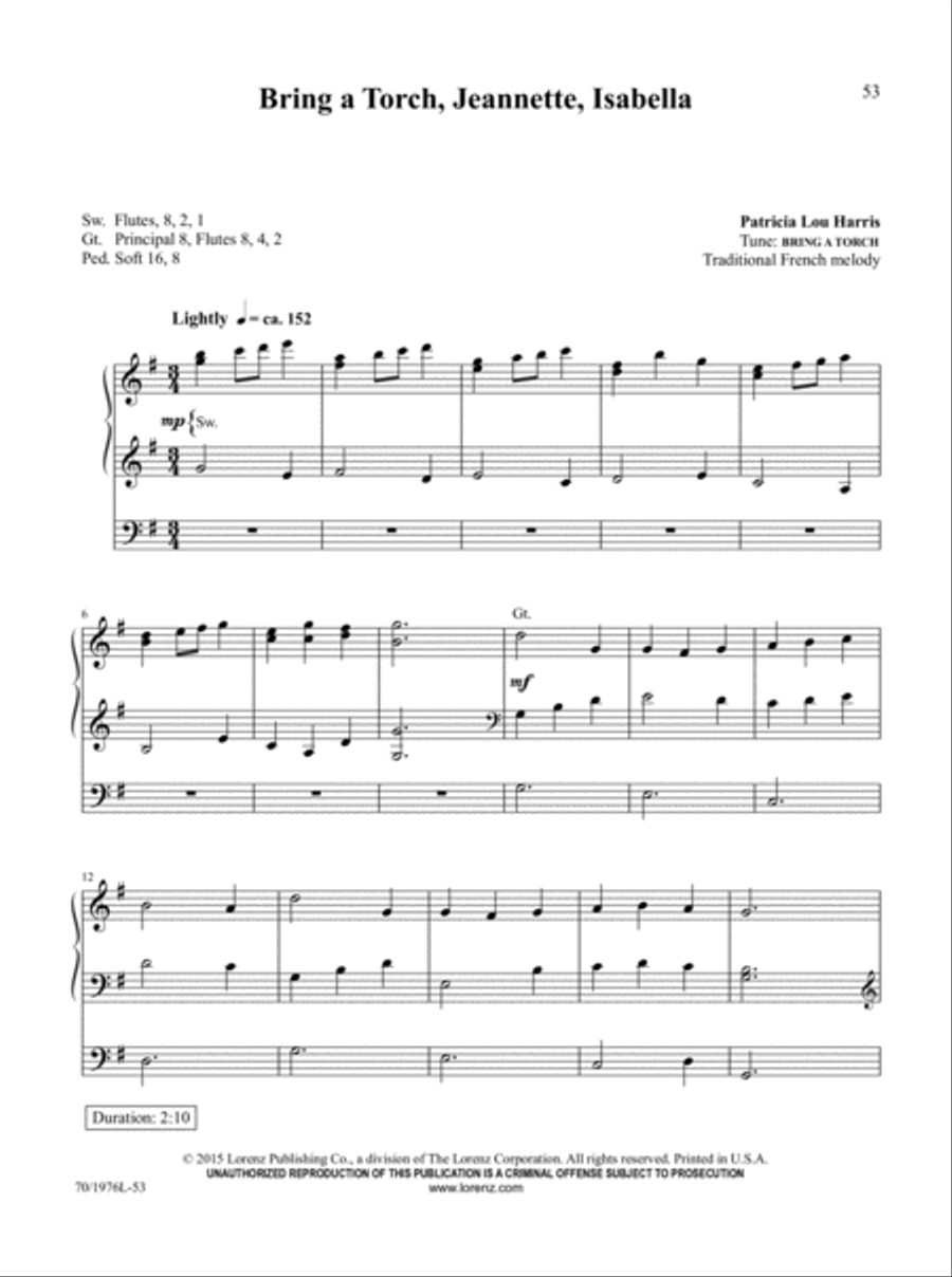 The Organist's Library, Vol. 60 Organ Solo scores gallery preview page 19