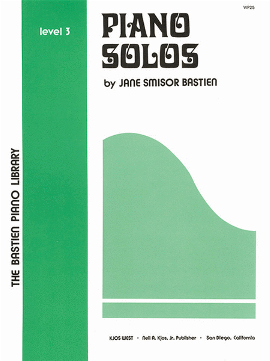 Piano Solos, Level 3 Piano Solos, Level 3 Piano Method scores gallery preview page 1