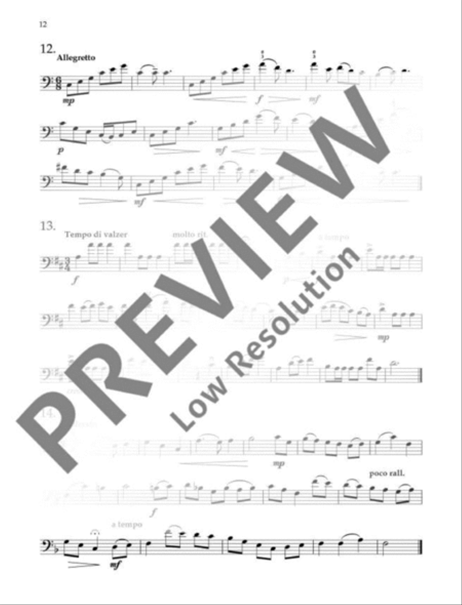 Cello Sight-Reading 2 Cello scores gallery preview page 13