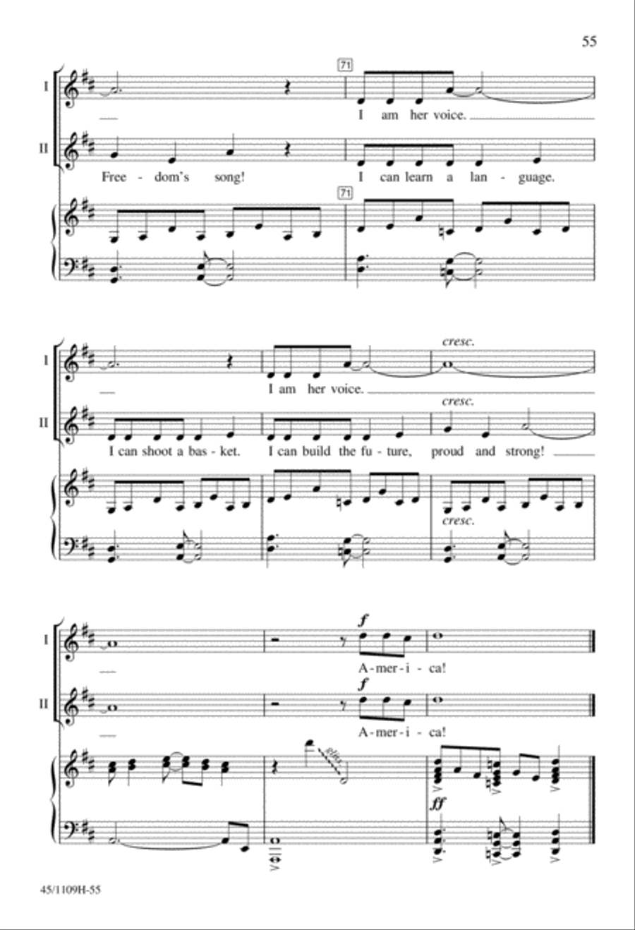 In Concert! for 2-part Choirs 2-Part scores gallery preview page 56