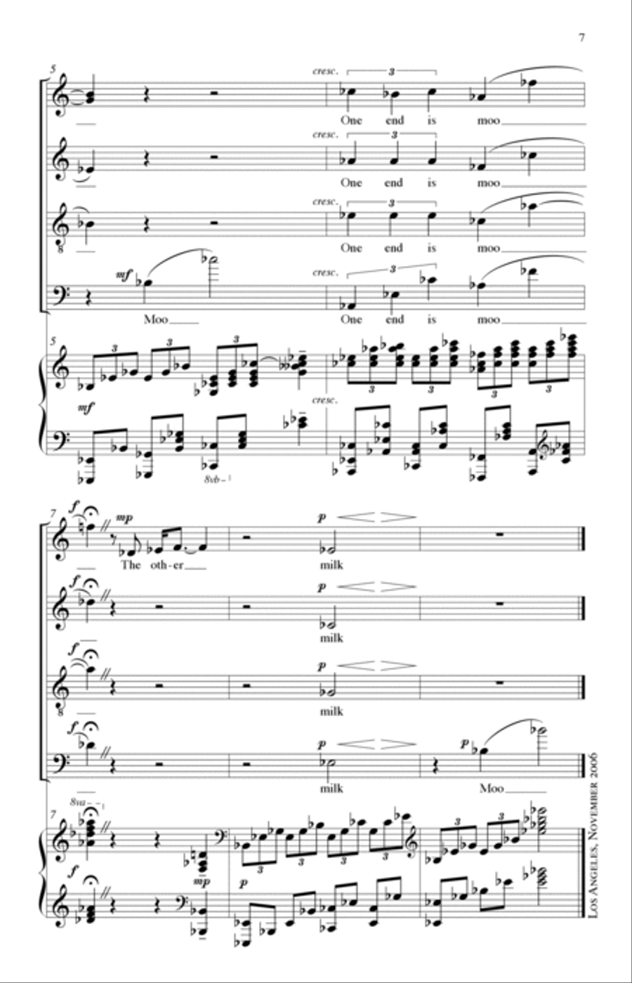 Animal Crackers, Vol. 1 Animal Crackers, Vol. 1 4-Part scores gallery preview page 5