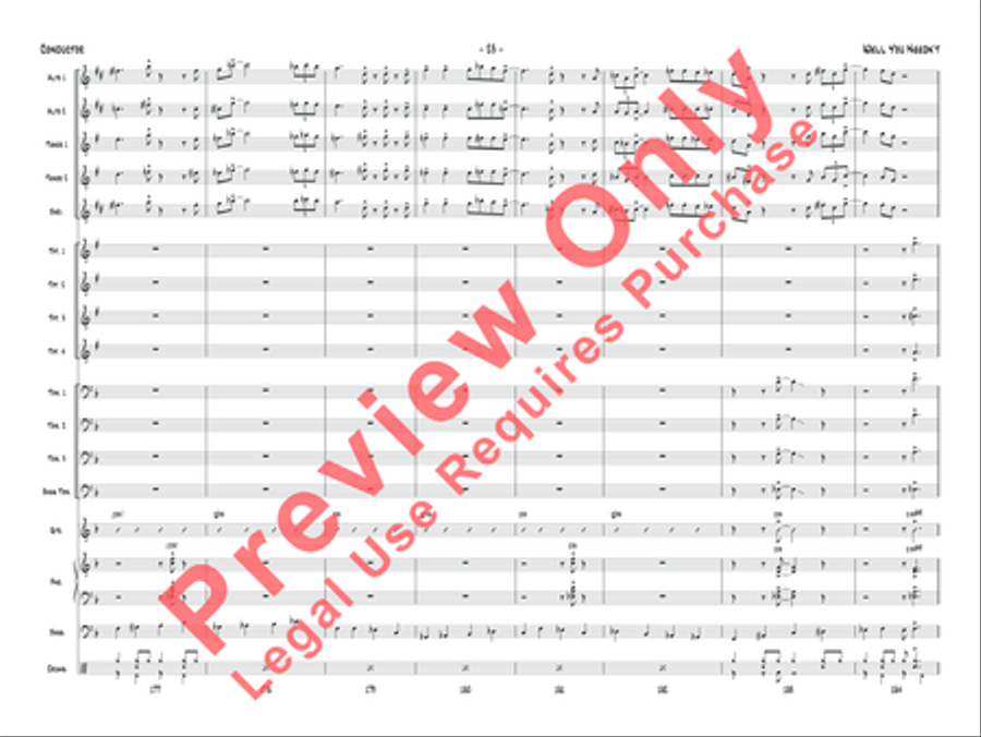 Well You Needn't Jazz Ensemble scores gallery preview page 24
