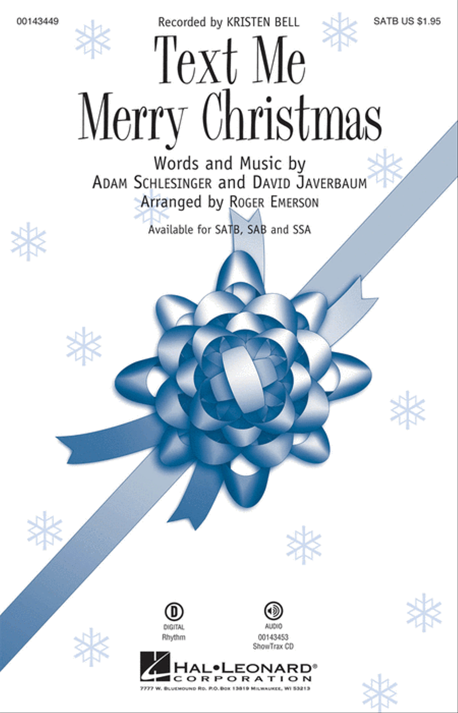 Text Me Merry Christmas Text Me Merry Christmas 4-Part scores gallery preview page 1