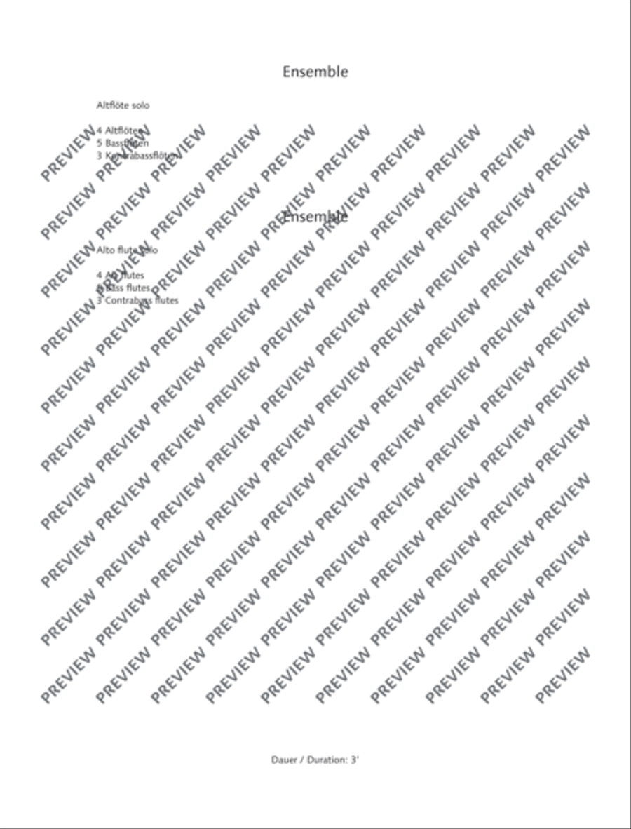 In trutina Flute Choir scores gallery preview page 5