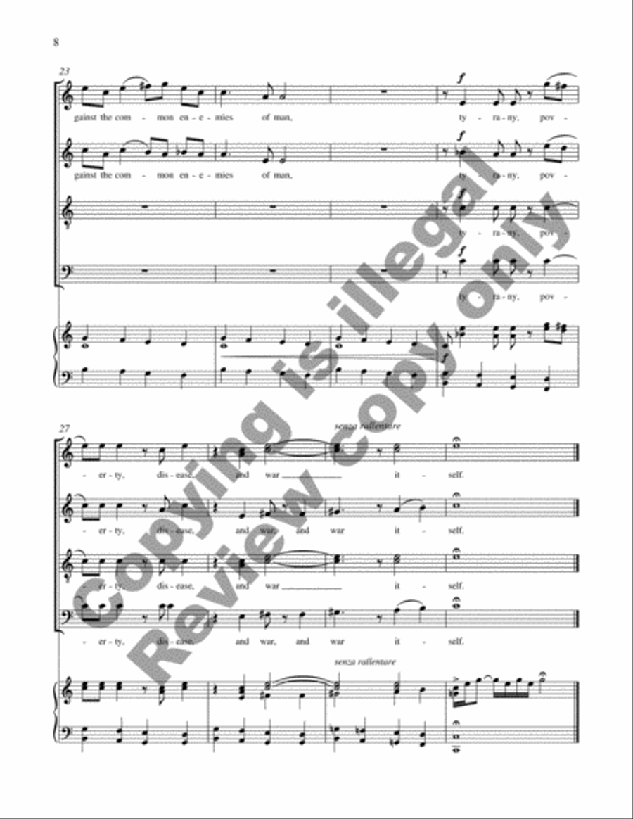 Let The Word Go Forth (Choral Score) 4-Part scores gallery preview page 7