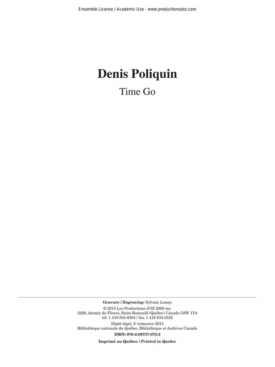 Time Go Guitar Ensemble scores gallery preview page 1