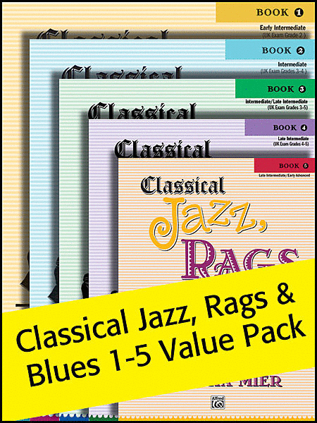 Classical Jazz, Rags, and Blues Books 1-5 2012 (Value Pack)