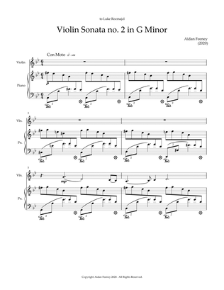 Violin Sonata no. 2 in G Minor