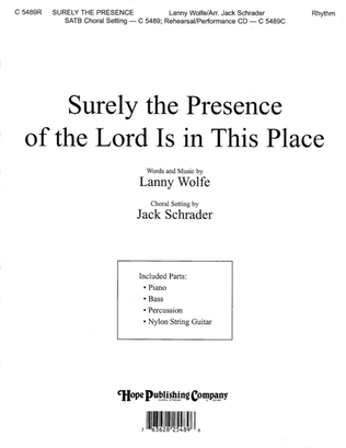 Book cover for Surely the Presence of the Lord