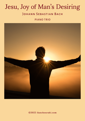 Jesu, Joy of Man’s Desiring, adapted for Piano Trio