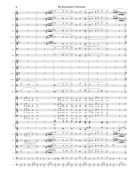 We Remember Christmas - SATB or solo vocal with full orchestra